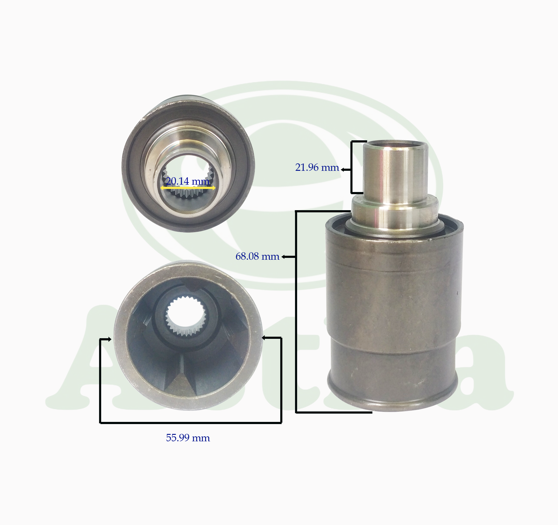 Flange MS-Medium 3W Bajaj RE-Compact N/M